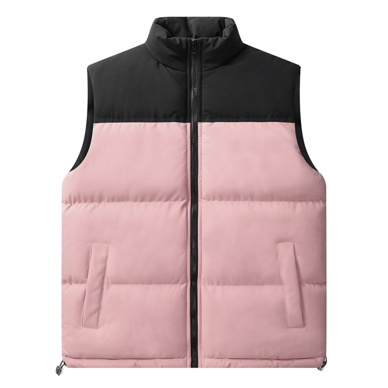 Produttori di abbigliamento maschile taglie forti uomo e donna stesso stile cotone gilet in cotone moda per giovani e di mezza età tempo libero consegna garantita_voghion.com