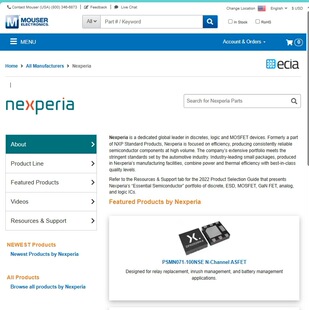 Nexperia An Shi Mouser trade electronic component overseas purchasing agent and ordering Hong Kong Mainland Delivery
