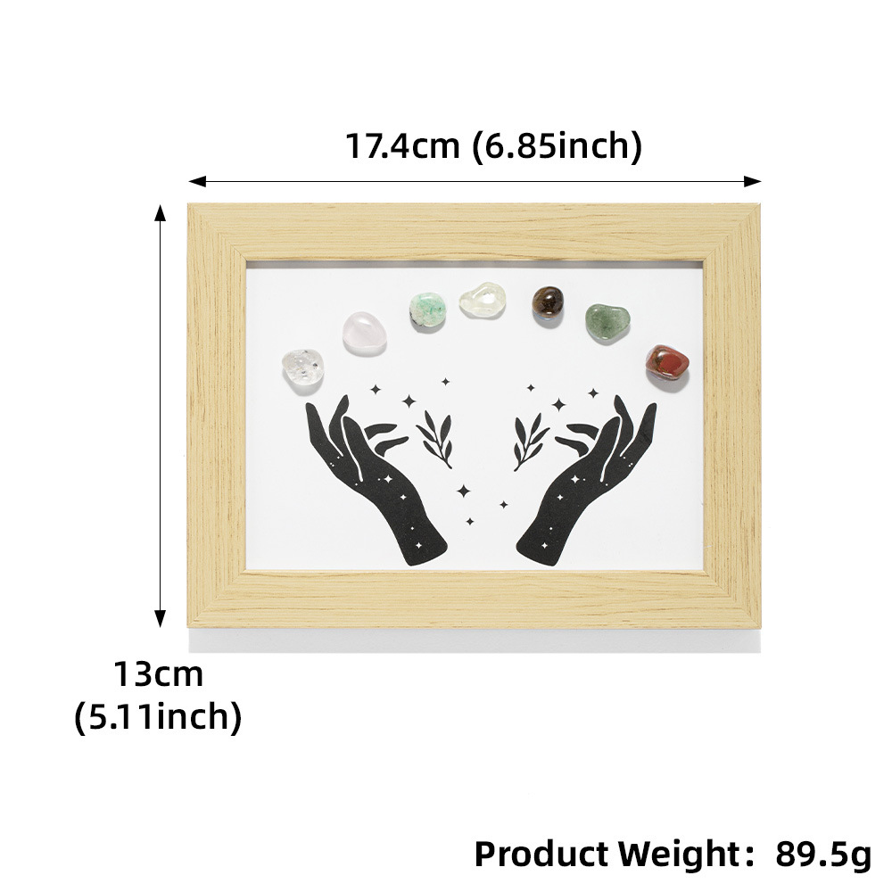 Elegant Simple Style Sun Hand Natural Stone Natural Crystal Specimen Photo Frame 1 Piece display picture 1