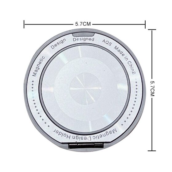 High-value solid color English back-mounted 360 rotating mobile phone holder fashion lazy people must have a sense of high technology