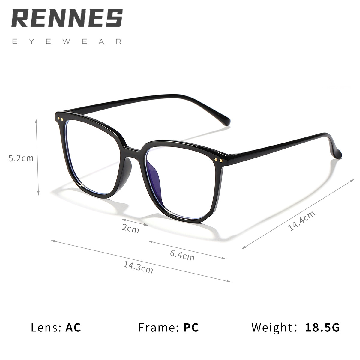 Nuevo retro marco negro cara llana pequeña red rojo mismo estilo gafas anti-radiación anti-azul luz miopía marco gafas