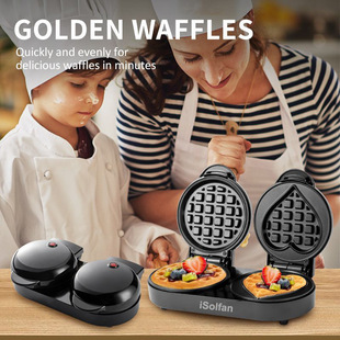 Multifunctional Non-Stick Double-Sided Heating Automatic Edge Sealing Easy to Clean Household Waffle Maker Sandwich Toaster