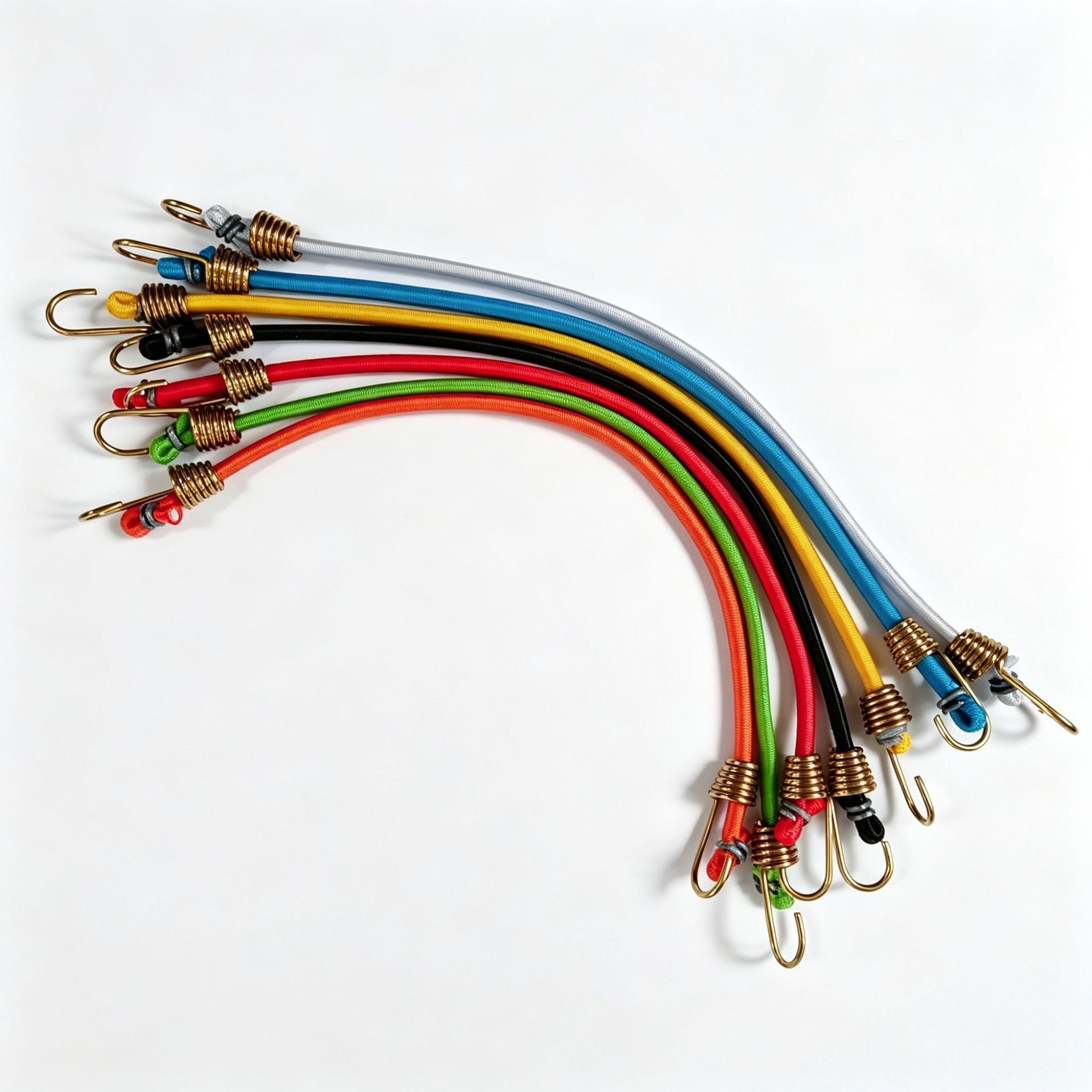 Cross-Border Hot-Selling 4mm Latex Mini Luggage Rope Motorcycle Bicycle Bundling Belt Tent Elastic Rope Set