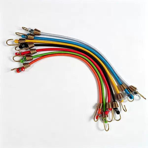 Cross-Border Hot-Selling 4mm Latex Mini Luggage Rope Motorcycle Bicycle Bundling Belt Tent Elastic Rope Set