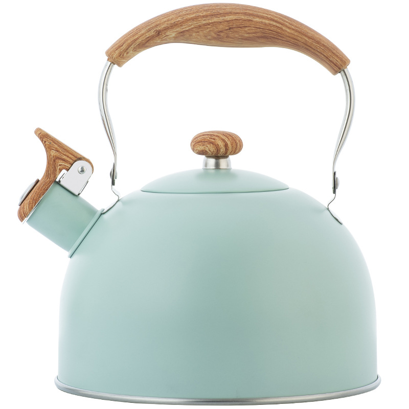 Ruyi utensilios de cocina nuevo verde silbato hervidor de nylon anti-scald manejar eBay transfronteriza utensilios de cocina hervidor de sonido