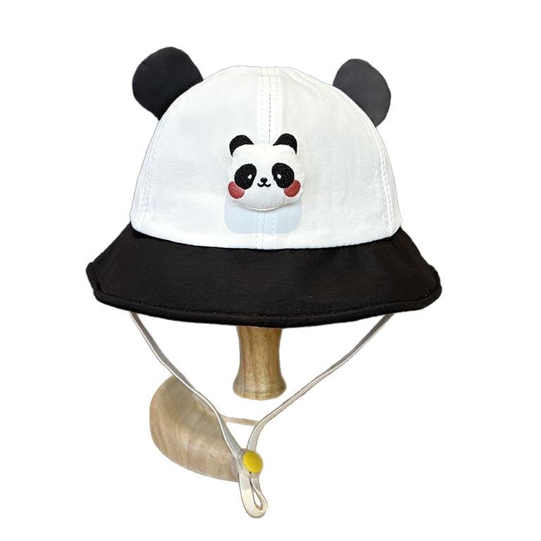 Sombreros de bebés de dibujos animados primavera y verano sombreros delgados sombreros de sol bebés lindos sombreros de pescador protector solar para niños y niñas sombreros de sol de otoño