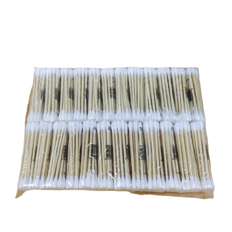Double-sided disposable cotton swabs