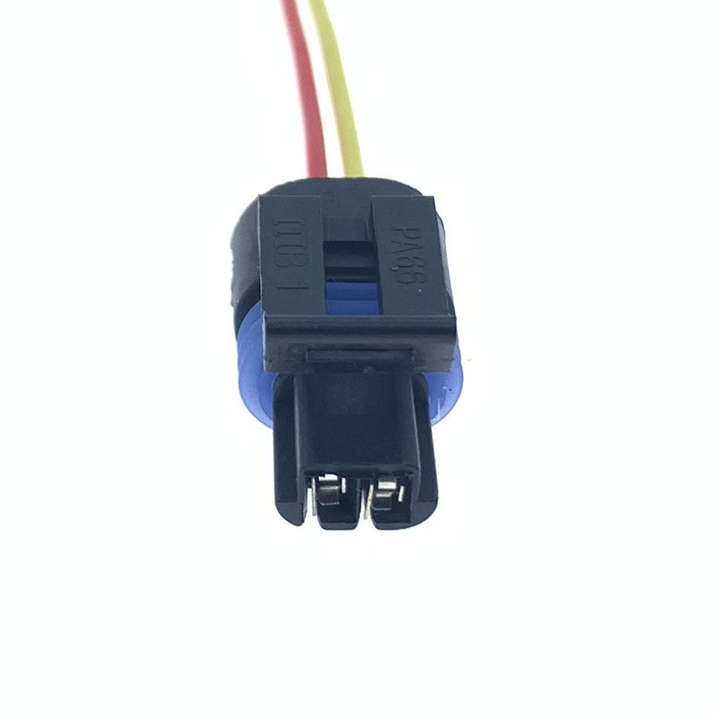 电装豪沃水温塞水温传感器/康明斯油水分离器 插座插头 2线