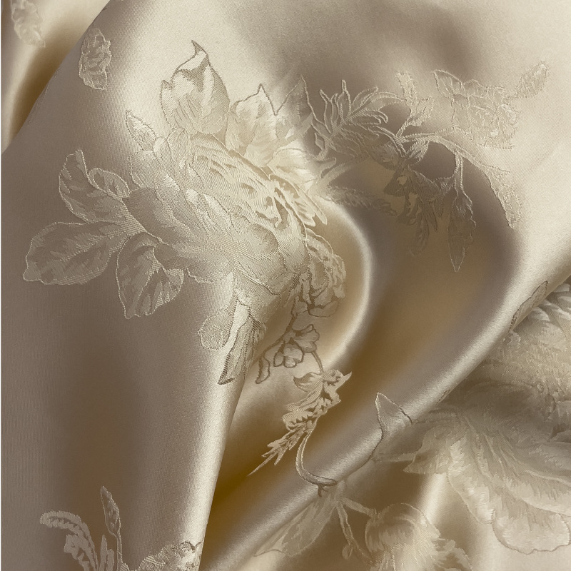 seda jacquard seda humana 2024 nuevo producto 30MM135CM vestido camisa FD6430