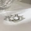 Кольцо с крестовидным цветком