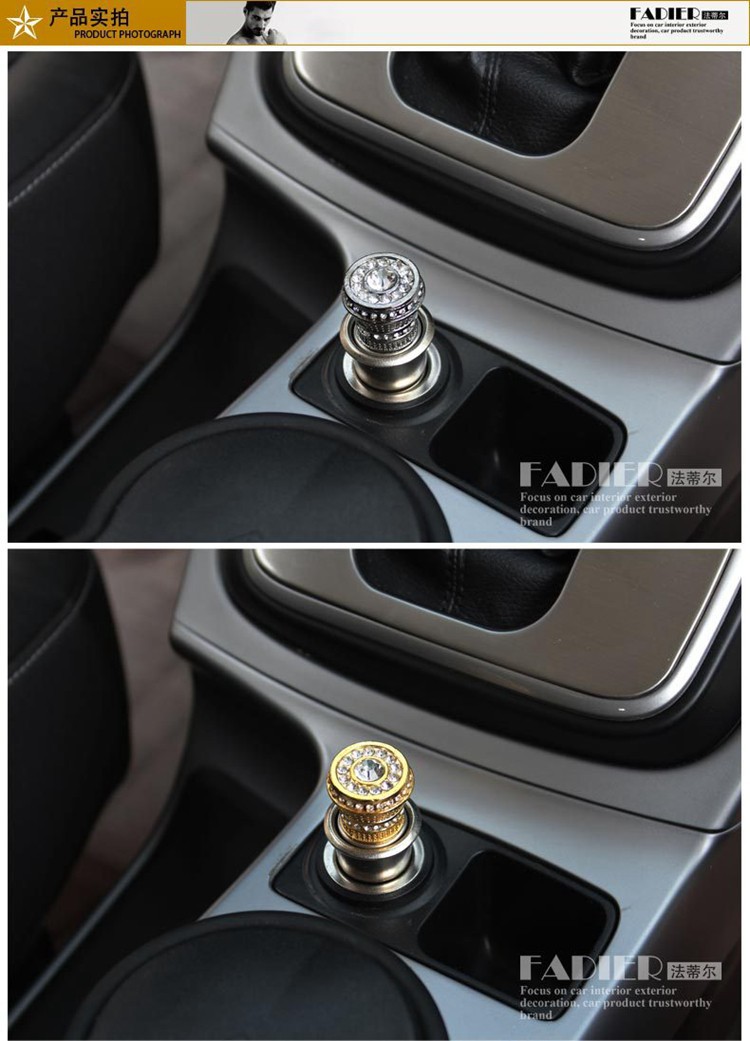 Automobile automatic car cigarette lighter assembly electronic lighter lighter cigarette end heating head heating wire