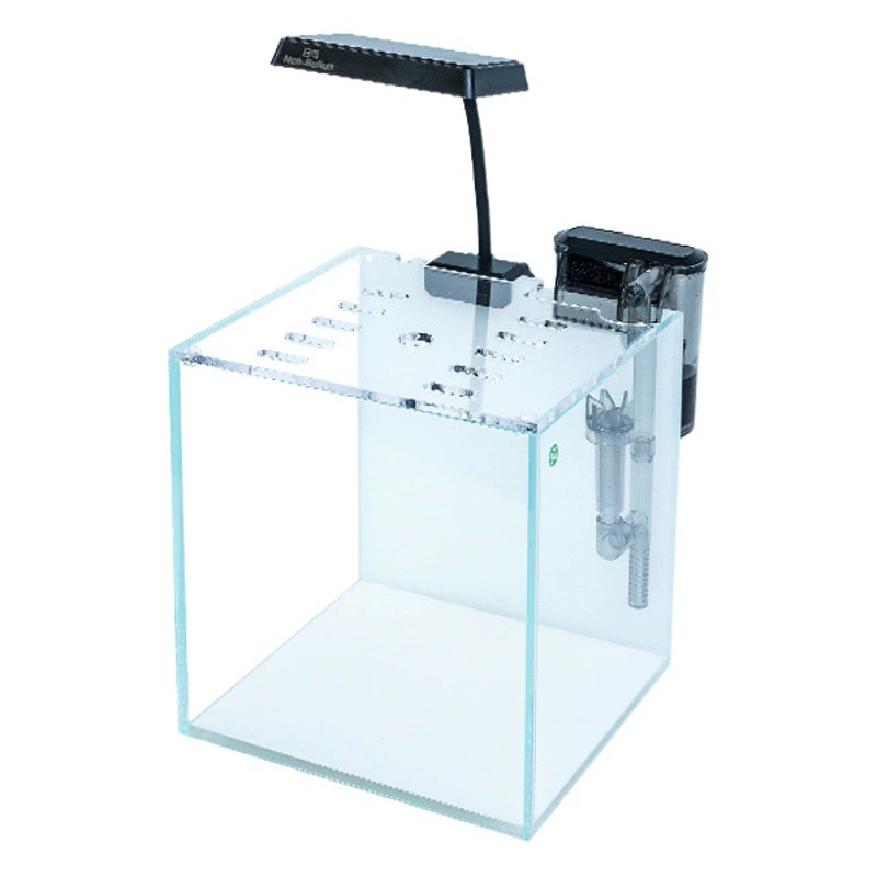 Настольный аквариум гостиная рыбоводство соломенный аквариум супер белый аквариум небольшой аквариум пейзаж ленивый мини бытовой ведро аквариум