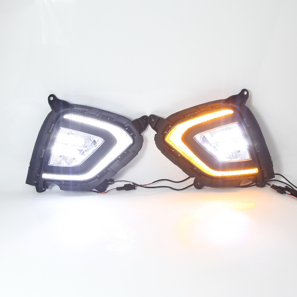 Adecuado para Hyundai IX25 de cuatro ojos Led especial Luz de marcha diurna LED Luz de niebla