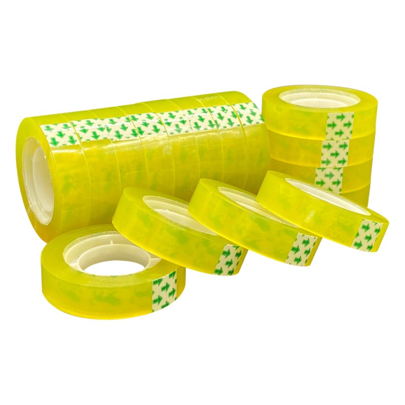 Papelería cinta ancho 0,8/1,8 cm Oficina floral cinta estudiante papelería transparente pequeña cinta caja completa al por mayor