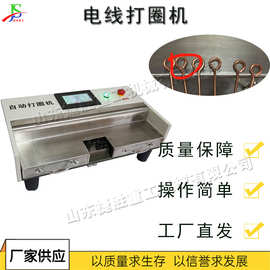 金属管材打圈设备 建筑用具线材弯弧机 五金电线自动打圈设备