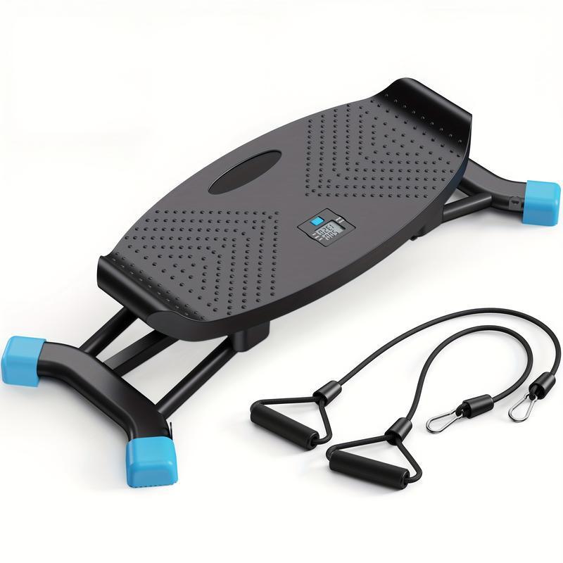Home Fitness Stepper Mini Stair Climber with Elastic Bands|undefined