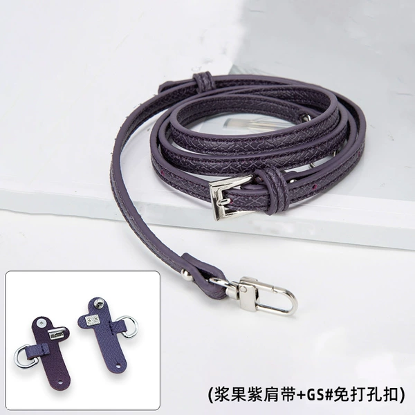 Purple straps, set, 0.9cm