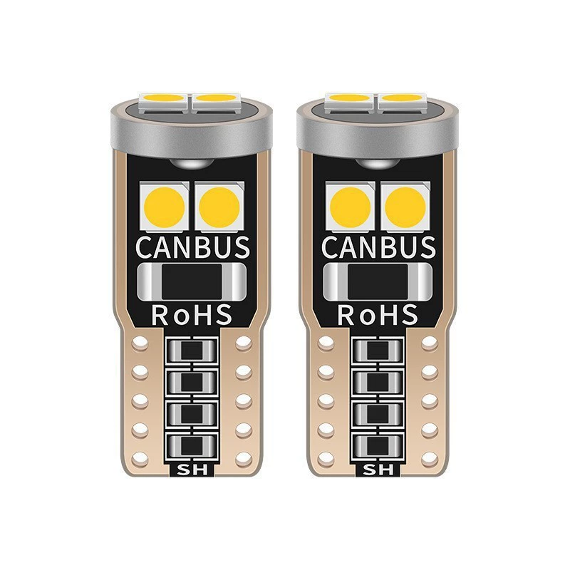 Горячая распродажа, внешнеторговый автомобиль, высокая яркость T10-3030-6SMD, индикатор ширины W5W, лампа для номерного знака, лампа для чтения, бесступенчатая дверная лампа