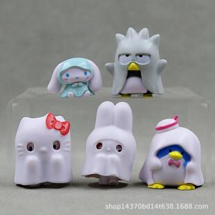 Sanli ghost party big ear dog melody doll blind box twisted egg ornaments wholesale