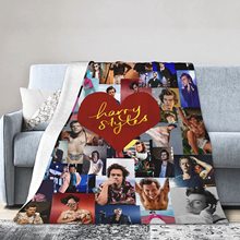 人物图像双面法兰绒毯子定制跨境加厚印花毛毯盖毯批发供货厂家