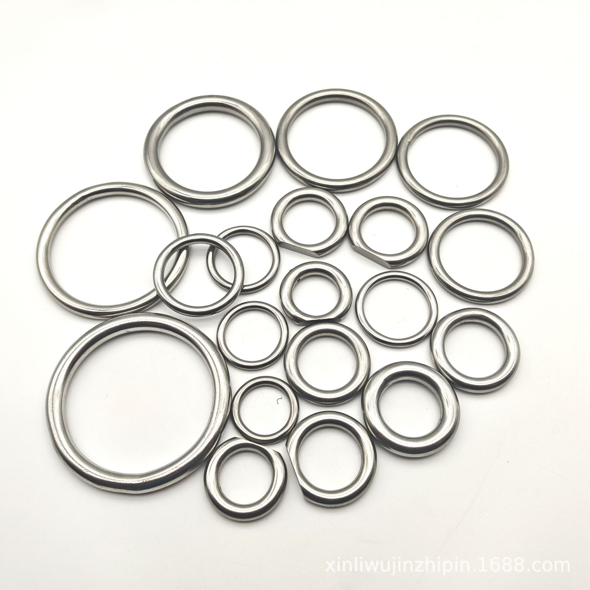 不锈钢实心圆环 O型环无缝环连接环吊床瑜伽连接环 船用五金 直供
