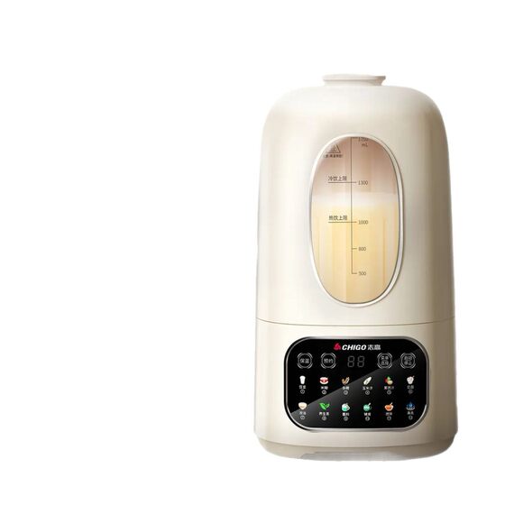 Chigo's new large-capacity multi-function light-tone wall-breaking machine, automatic filter-free health-preserving cooking machine, intelligent voice