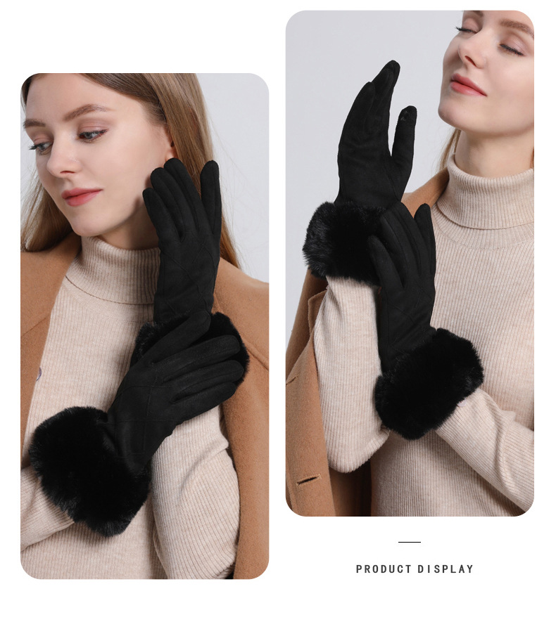 Women's Casual Simple Style Solid Color Gloves 1 Pair display picture 5
