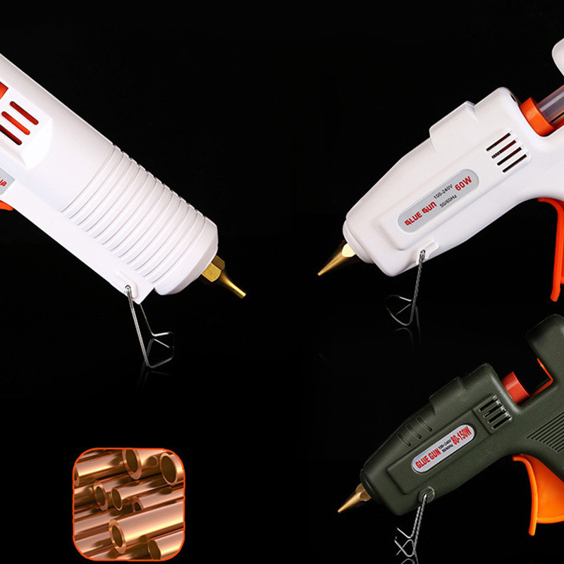 Pistola de adhesivo de fusión en caliente transfronteriza pistola de adhesivo manual multicolor 20w para niños caseros hechos a mano DIY pegamento térmico para capturar pistolas de costura