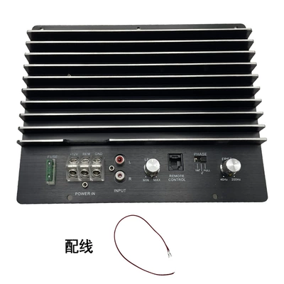 Cross-border 1200W fever high-power 10-inch 12-inch subwoofer power amplifier board passive subwoofer single-channel power amplifier 12V (Car speaker/subwoofer) - without-wire-control