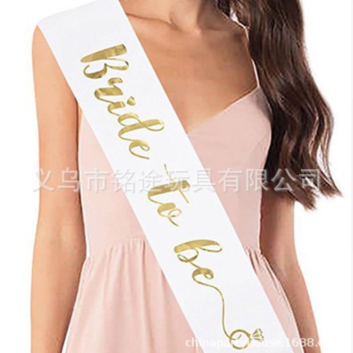 Traje de fiesta de soltero dama de honor nupcial velo insignia banda ceremonial boda suministros