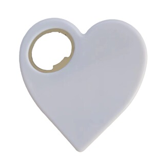 Wedding Souvenirs, Wedding Stainless Steel Heart-Shaped Creative Coasters, Bottle Opener, Full-Color Printing, Ready for Minimum Order Quantity