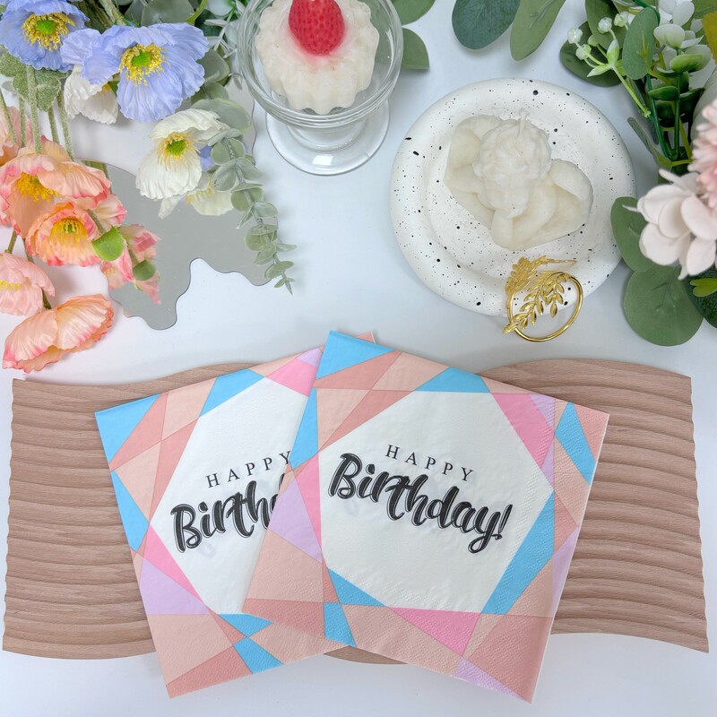 20 Pieces of Colorfulful Birthday Paper Towels, Printed Napkins, Kidsren's Birthday Dessert Table Decoration Paper, Restaurant Placemats 33cm 20 Pieces of Colorfulful Birthday Paper Towels, Printed Napkins, Kidsren's Birthday Dessert Table Decoration Paper, Restaurant Placemats 33cm