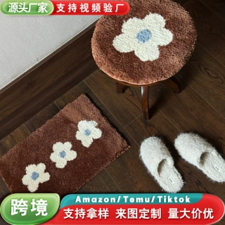 浴室卫生间门口吸水速干玄关脚垫现货批发簇绒地毯坐垫入户地垫