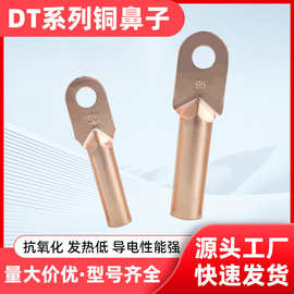 现货DT-25平方紫铜电缆铜鼻线鼻子接线端子铜线耳铜通用接头批发