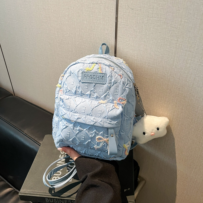 2025 mochila escolar de verano, niña de secundaria, mochila pequeña, niña de viaje, estudiante universitario, mochila de celebridades de Internet, salvaje coreano