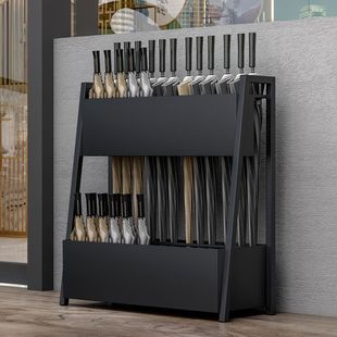 Umbrella Rack Storage Rack Commercial Hotel Lobby Class Classroom Umbrella Large Capacity Storage Rack Door Umbrella Bucket