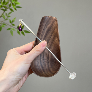 √ Cloud Mirror Retro Ginkgo Leaf Tea Scoop Kung Fu Tea Ceremony Accessories Chinese Teaspoon Tea Scoop Tea Scoop