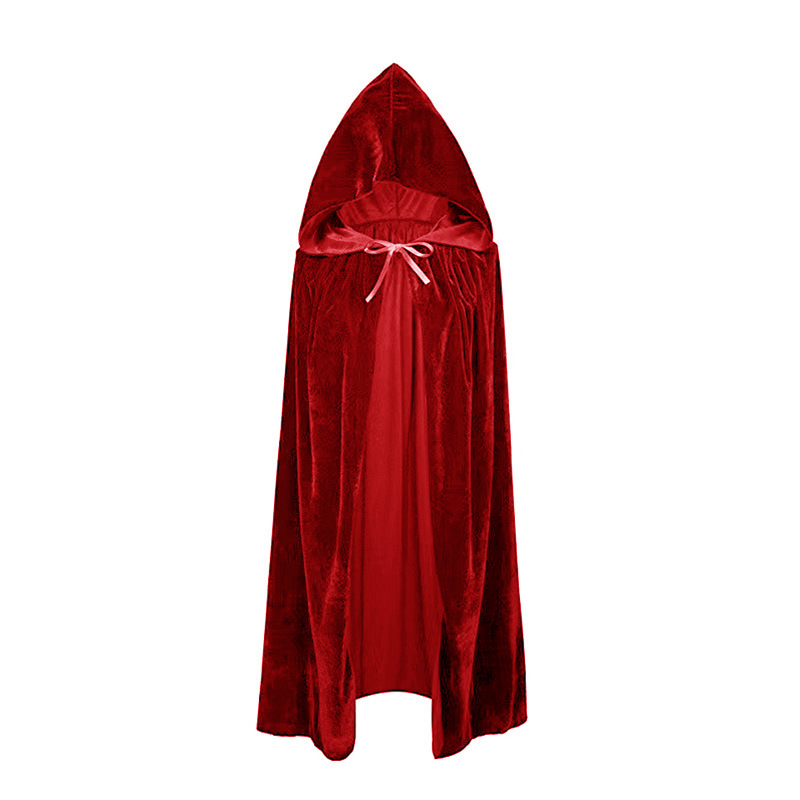 ハロウィンマントゴールドベルベットマントハロウィンコスチュームヴァンパイアデスマントルコスチュームローブマント|undefined