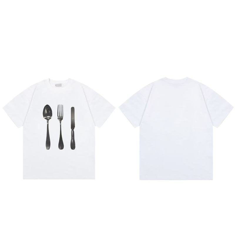 国境を越えたファッションのメイソンmargieraマギラプリントMM6純綿男女同一タイプtシャツの代理|undefined