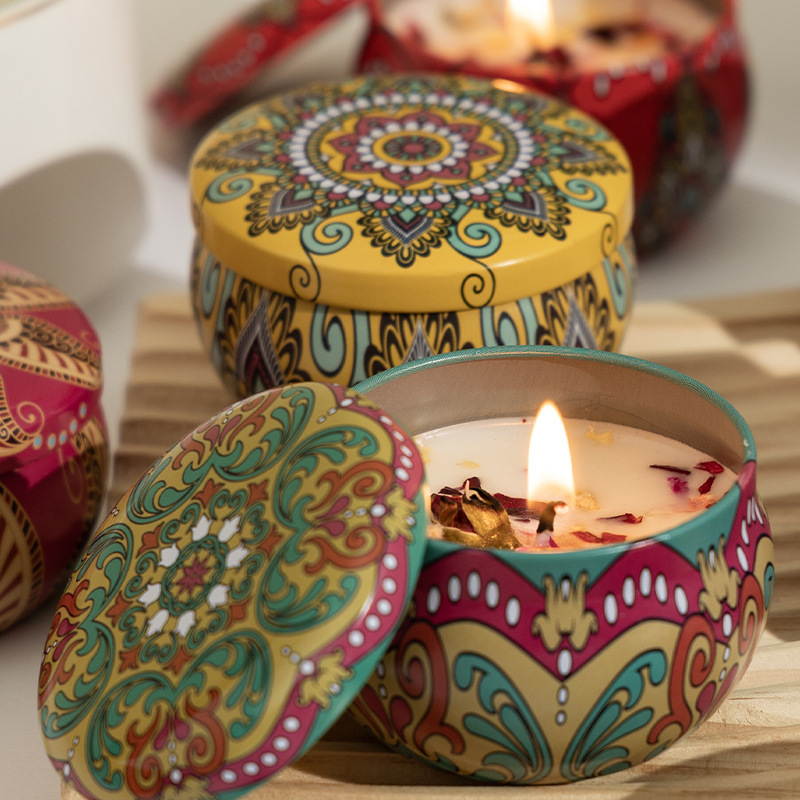 19 tipos de caja de regalo de fragancia de flores secas con regalo de mano 5 * 6 tazas de fragancia de plantas sin humo