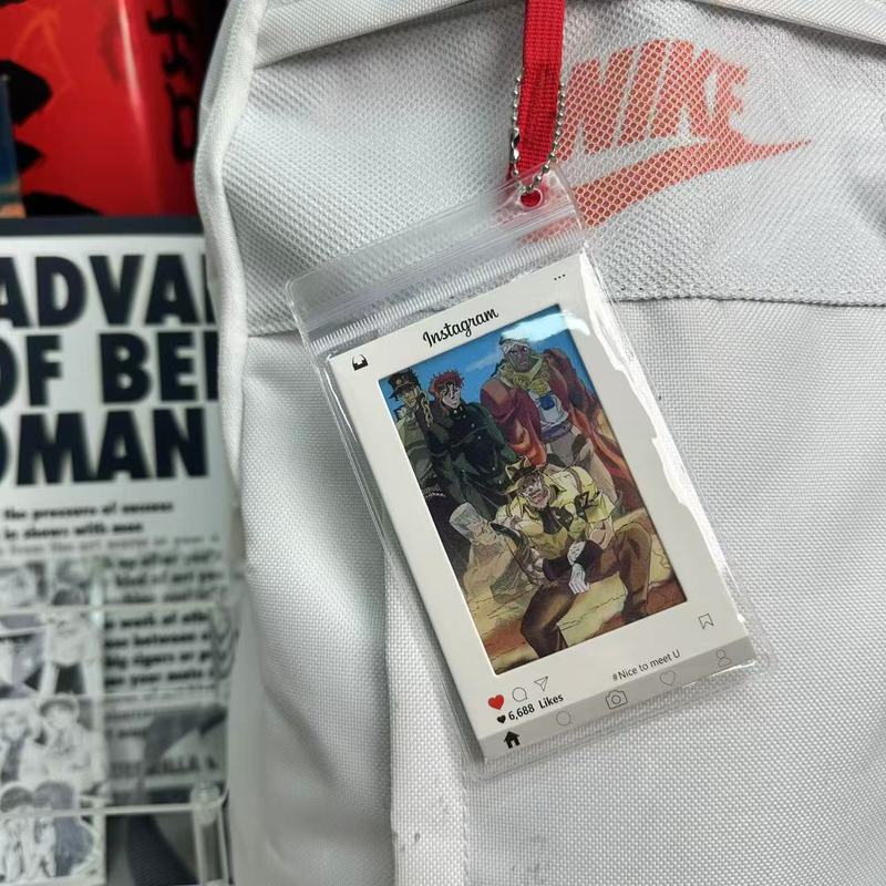 ジョジョの奇妙な冒険 空条承太郎 スターダストファイター レンズカードペンダント 友達や親友へ|undefined
