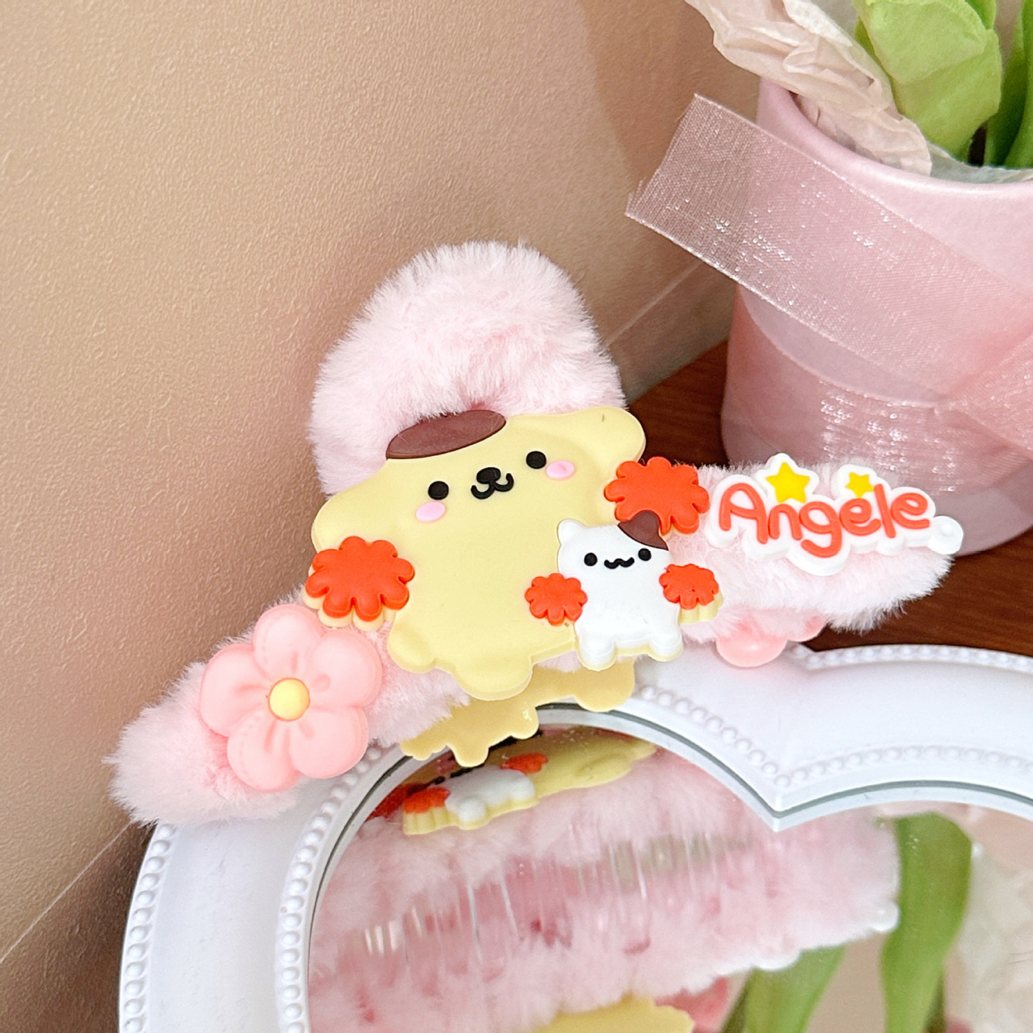 Pink pudding perro