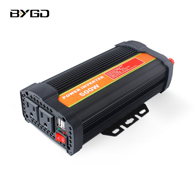 Solar System Inverter Dc to Ac Voltage Conversion 12V to 110V 500W Inverter High Efficiency