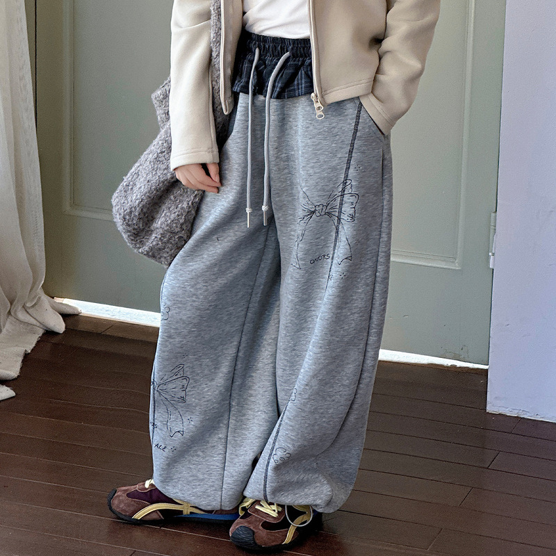 女童秋季外套套装2025新款女大童双面德绒连帽上衣儿童卫裤两件套|undefined