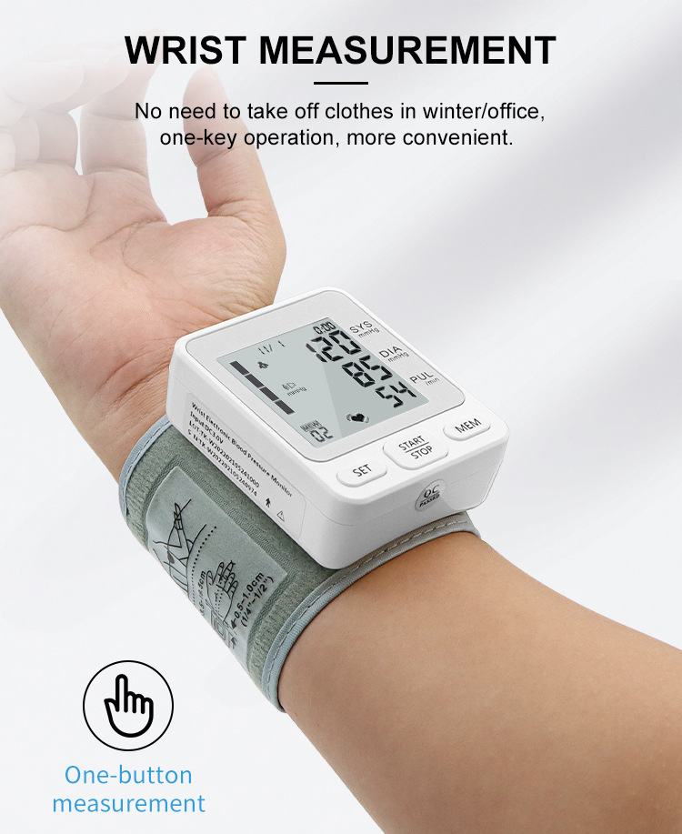 Smart Wrist Blood Pressure Monitor Image 4