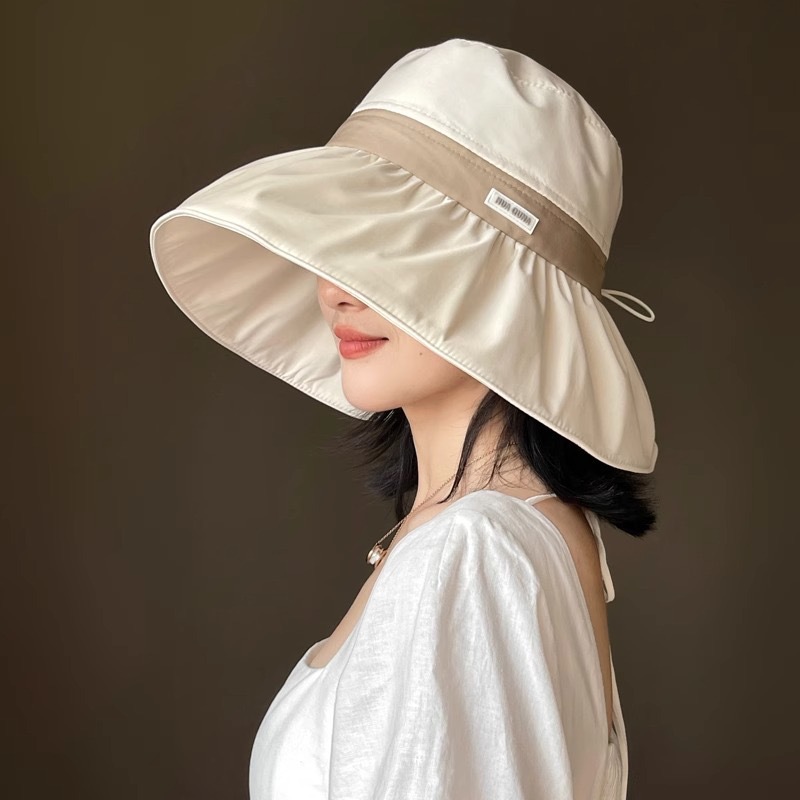 upf50 + sun hat for women new sun protection hat uv protection summer face cover sun hat bucket hat travel