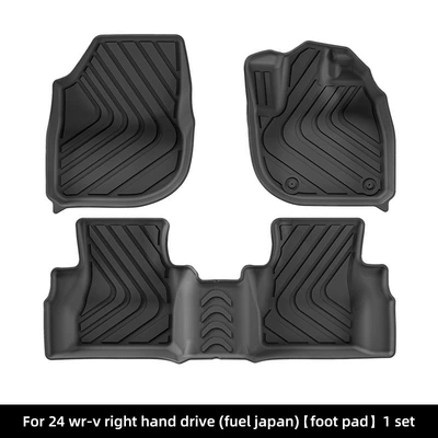 Mats, Cross-Border, Modelə uyğun ayaqaltı - 24-honda-wr-v-right-hand-drive-fuel-single-layer-floor-mats-main-driver-without-buckle-japan