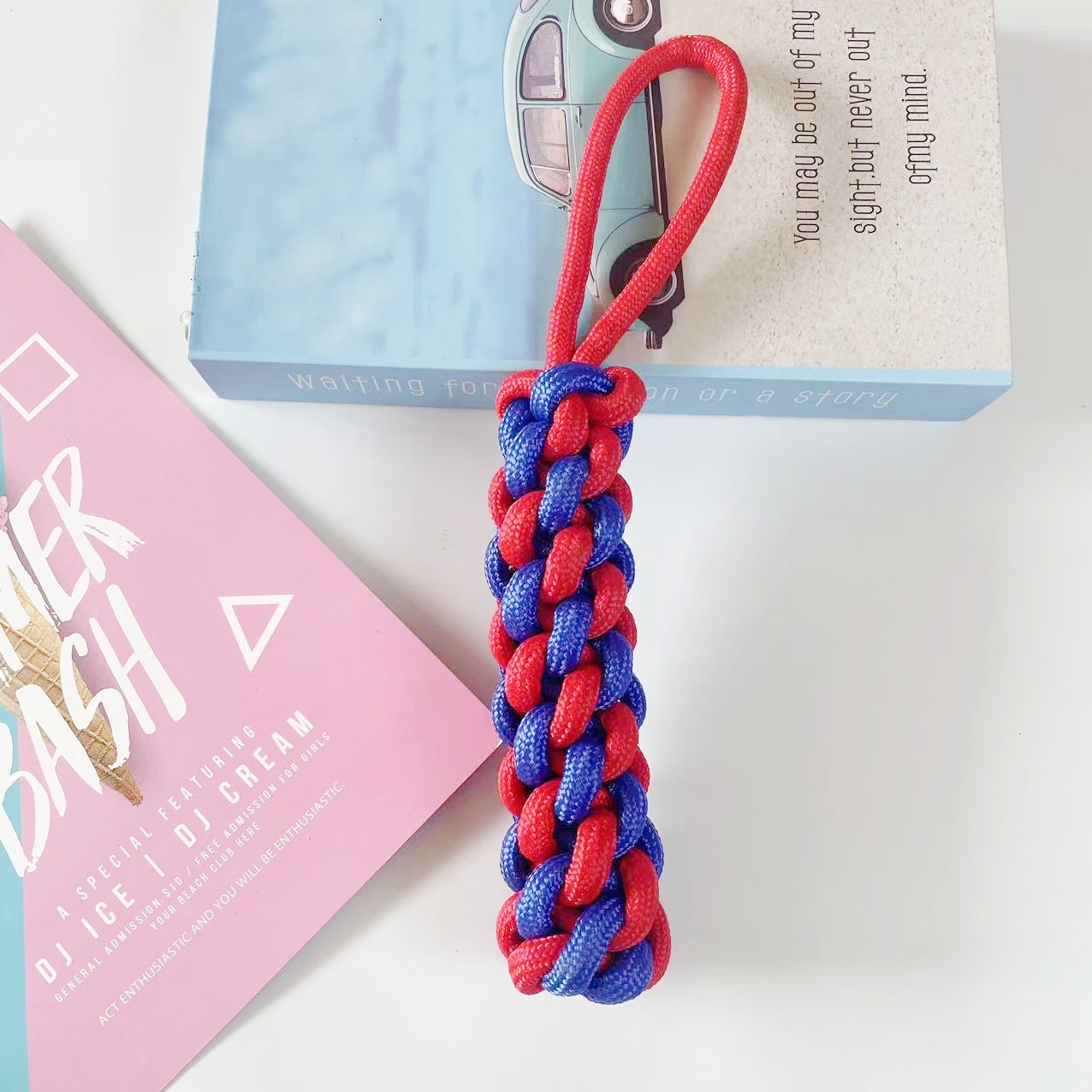 Amazon para juguetes de perros, mascotas, juguetes de algodón resistentes a la mordida, palos de maíz portátiles, cuerda de molienda de polipropileno