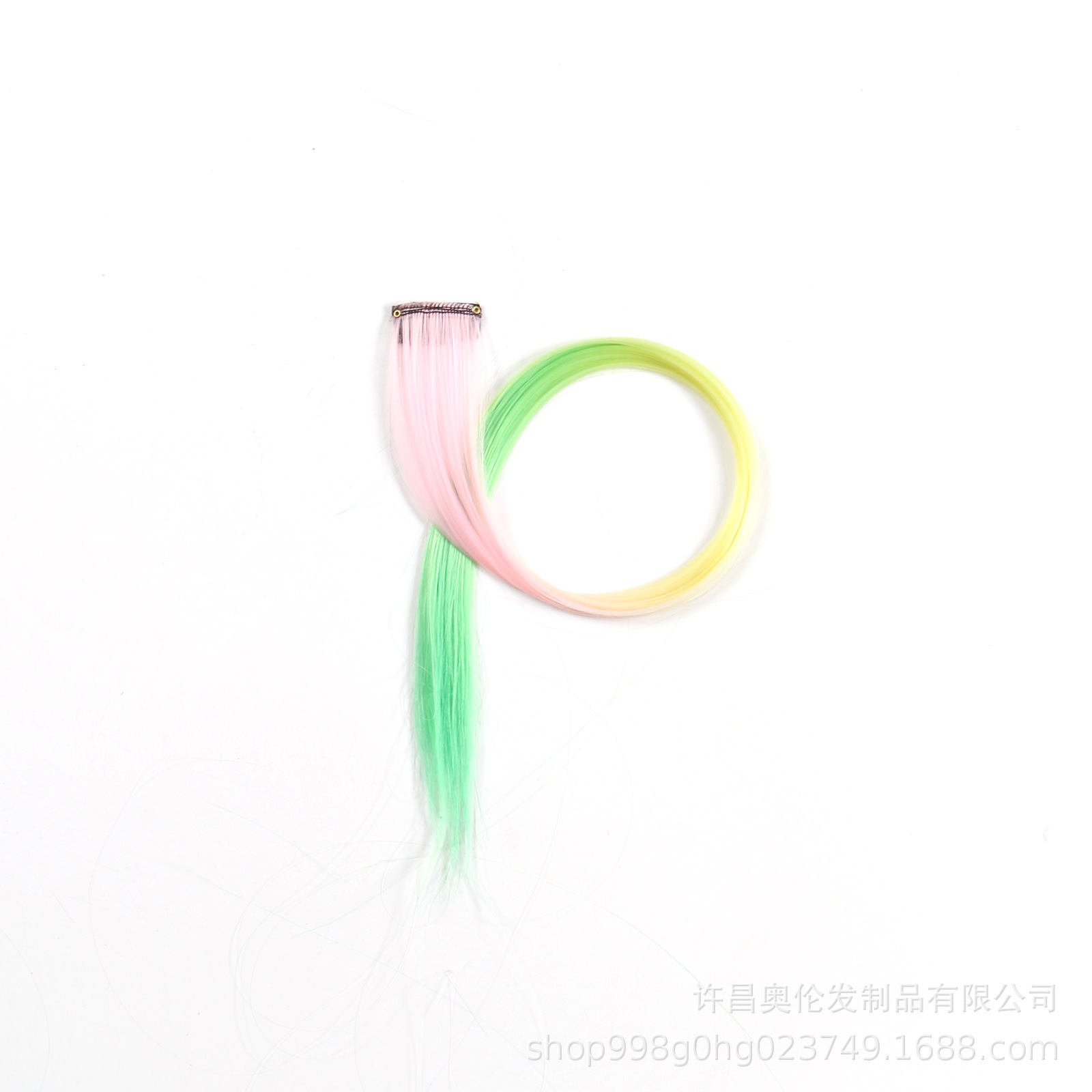 Perucas de color teñido bicolor tricolor orejas teñido una pieza de teñido extensión de cabello fábrica de pelucas en stock al por mayor