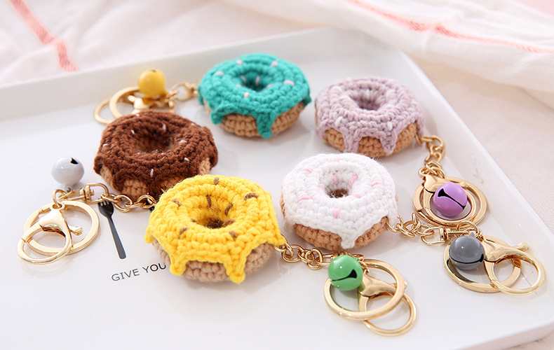 Cute Fruit Yarn Women's Keychain 1 Piece display picture 1